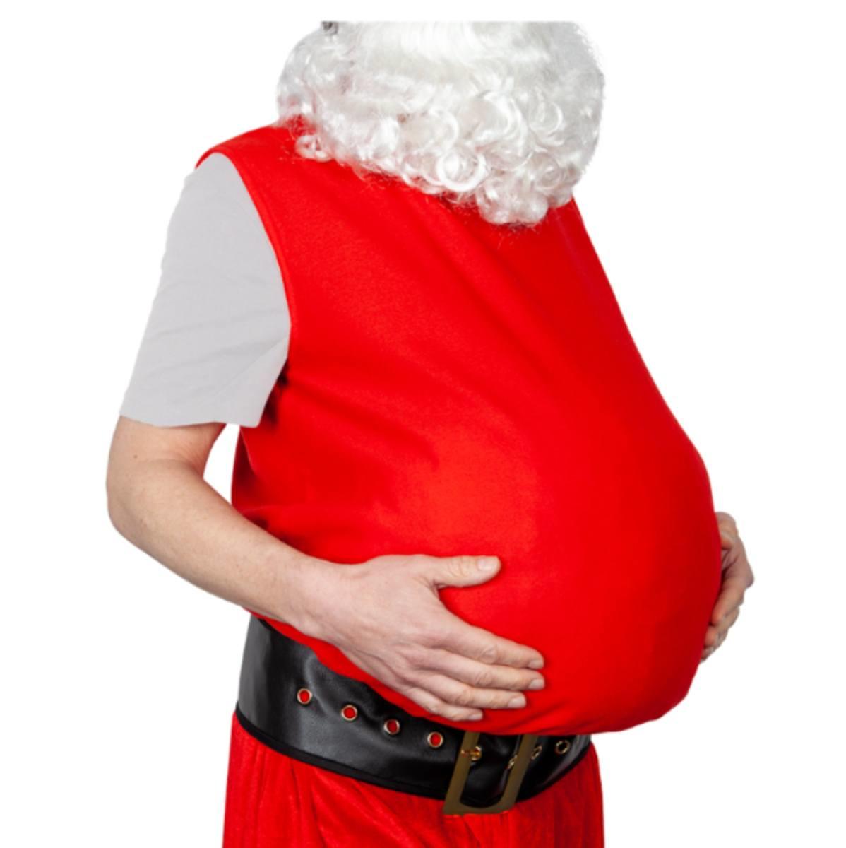Big Santa Belly by Wicked XM-4678 available from our Father Christmas Accessories available here at Karnival Costumes online Christmas party shop