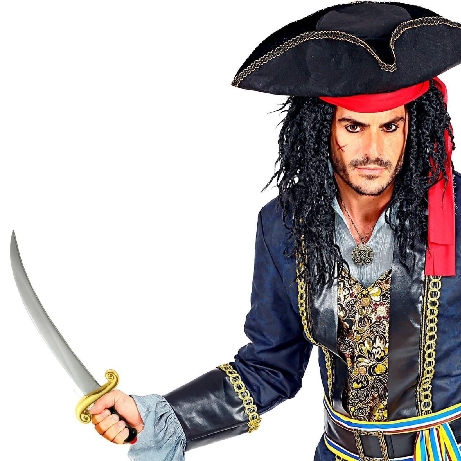 Costume accessory Pirate Sabre 50cm by Widmann 7006A available here at Karnival Costumes online party shop