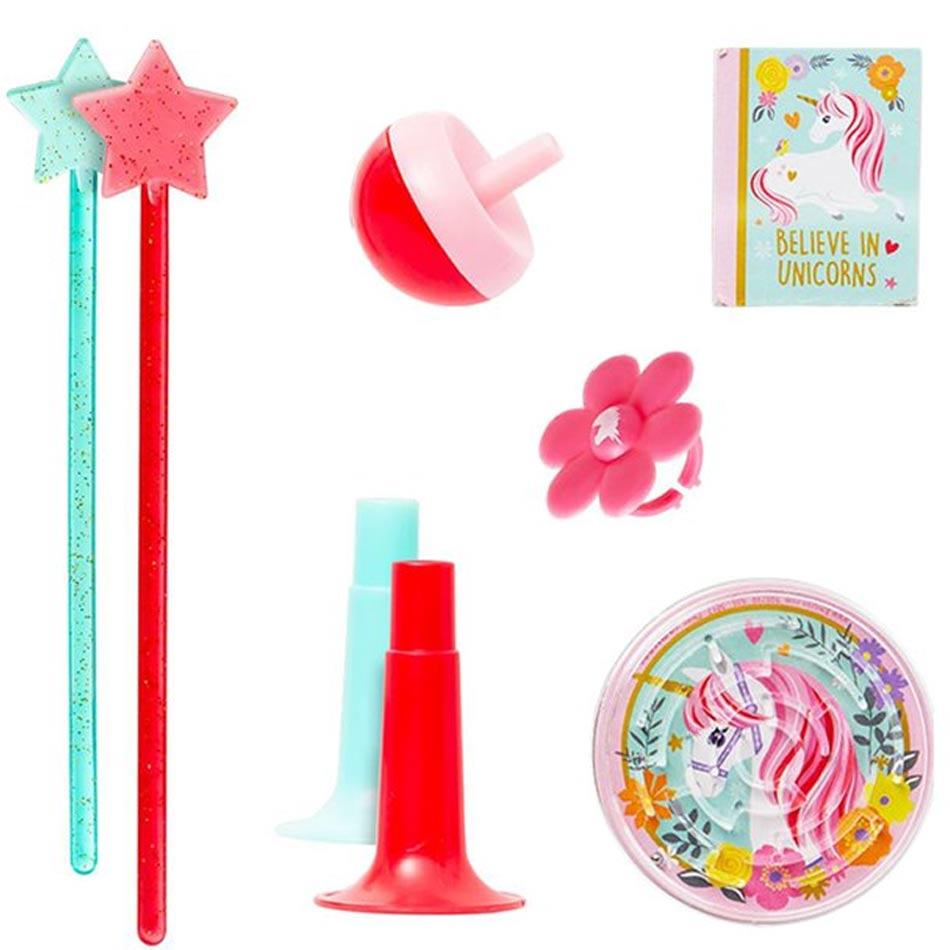 Pinata Filler or Favour Pack Magical Unicorn 48pcs by Amscan 399739 available here at Karnival Costumes online party shop