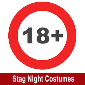 Stag Night Costume ideas and other dress-up for that special boys night out. Available here at Karnigval Costumes online party shop