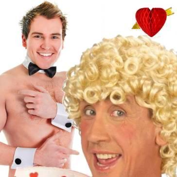 Valentine's Day costume accessories for men and women available here at Karnival Costumes online party shop