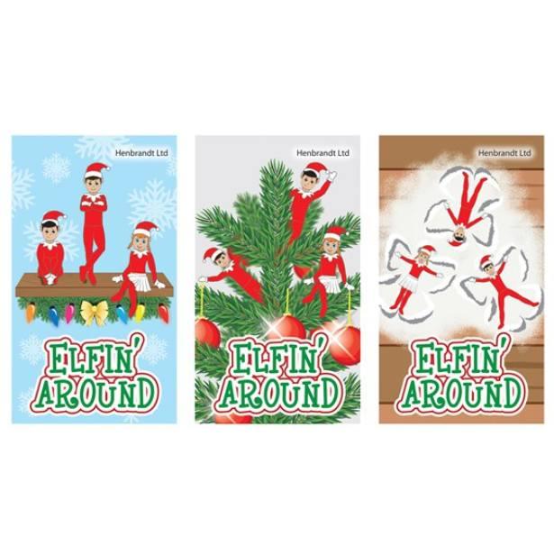 Elfin Around Notebook by Henbrandt W51623 available here at Karnival Costumes online Christmas party shop