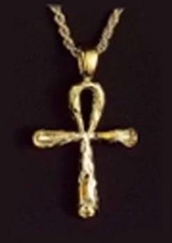 Cross Necklace with Rolled Effect by Widmann 0170C from a collection of stunning and affordable costume jewellery at Karnival Costumes online party shop