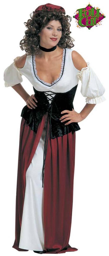 Tavern Wench Fancy Dress Costume - Full Cut