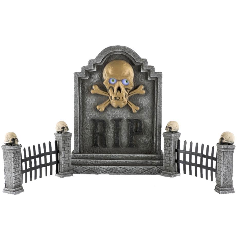 Tombstone Set with Light Up Effect - 55cm by Amscan 994315 available here at Karnival Costumes online party shop
