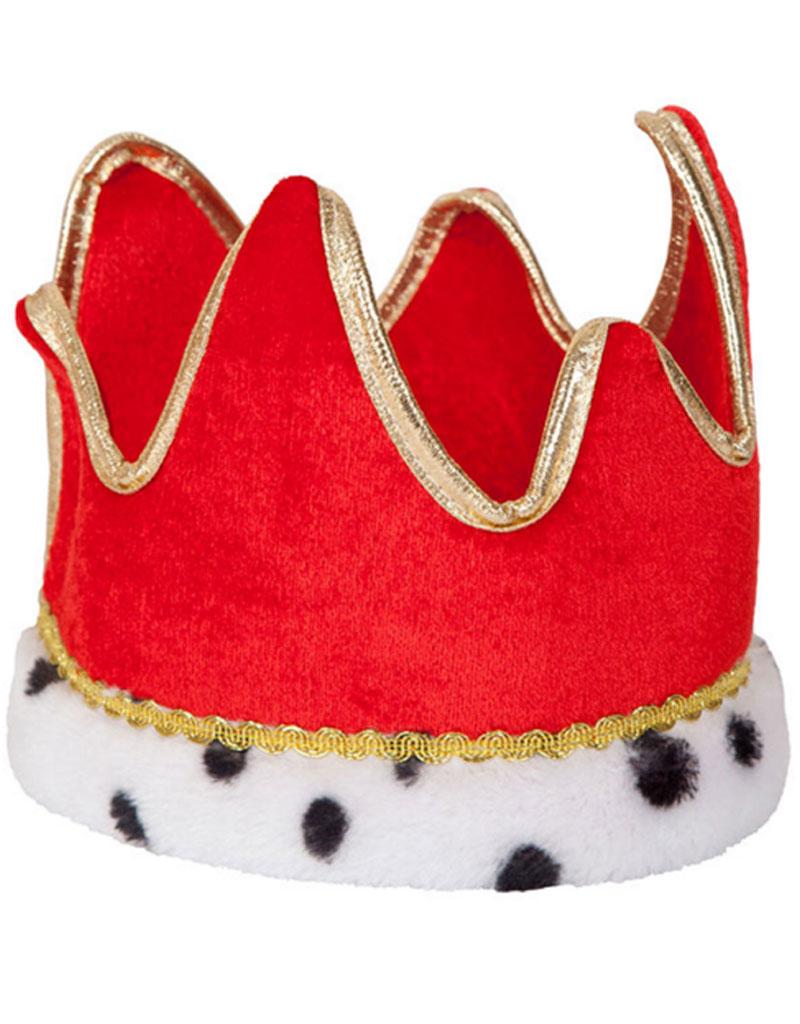 Red Crown with Ermin Hatband AC-9712 available here at Karnival Costumes online party shop