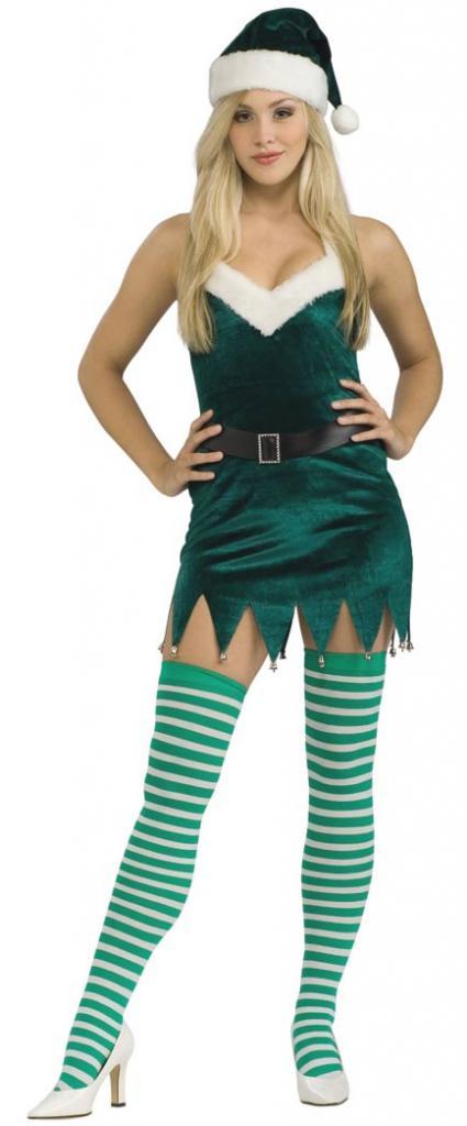 Sassy Christmas Elf codstume for women 888638 available here at Karnival Costumes online party shop