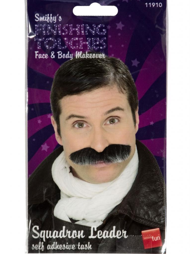 Packaging for our Squadron Leader Moustache