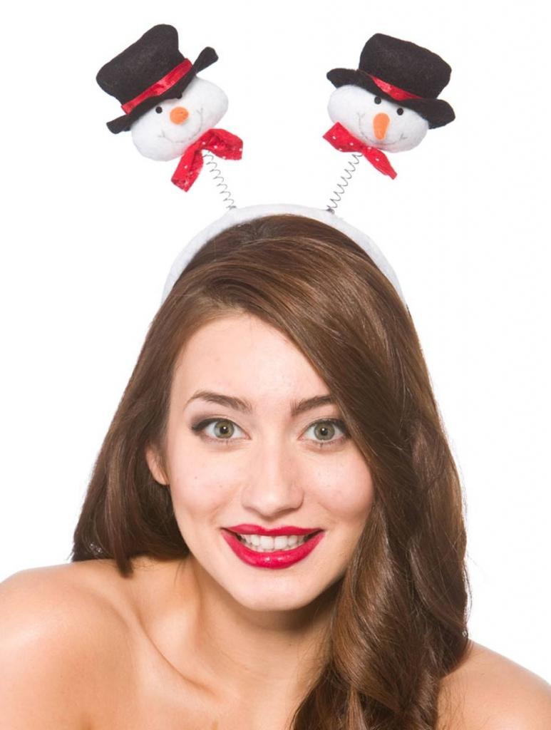 Deluxe Christmas Snowman Novelty Boppers by Wicked XM-4615 and available from Karnival Costumes