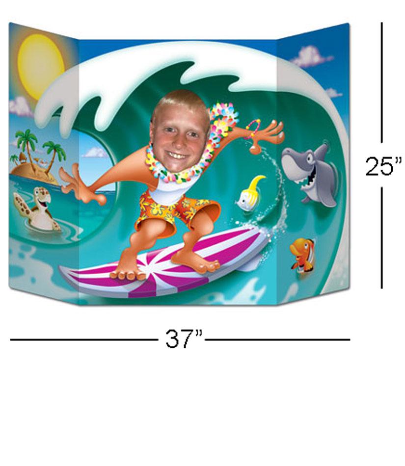 Surfer Dude Photo Prop by Beistle 57998 and available in the UK from Karnival Costumes