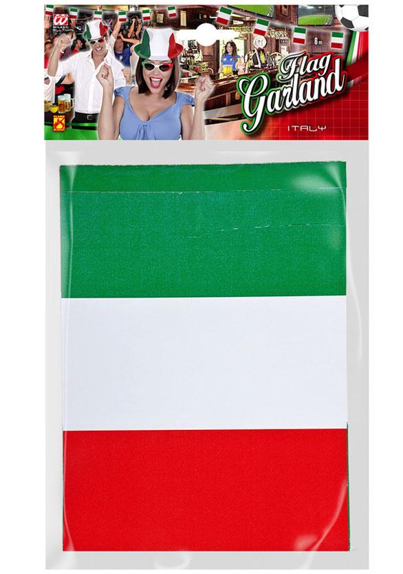 Packaging for our Italy Flag Bunting 6m length by Widmann 05321 available here at Karnival Costumes online party shop
