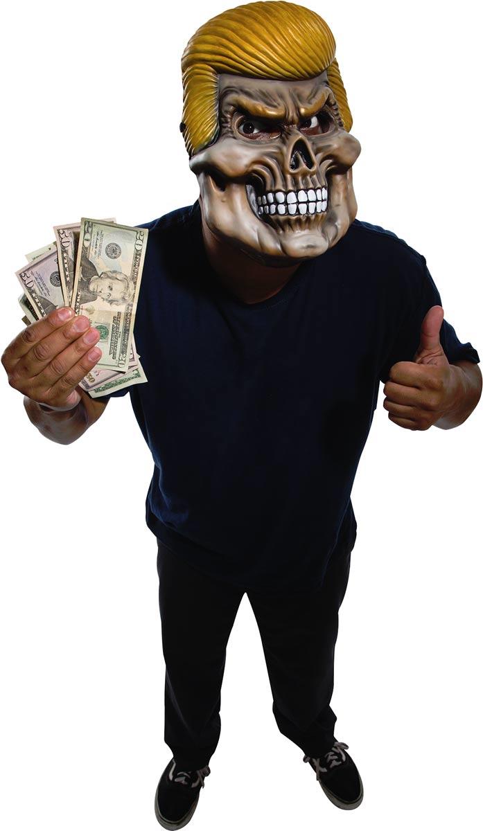 Deluxe July 4th US President Death Dealer Mask by Bristol Novelties BM572 available here at Karnival Costumes online party shop
