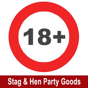 Stag Night and Hen Night Party Goods including risque Willy Gags all available here at Karnival Costumes online party shop