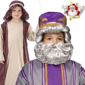 Nativity fancy dress costumes for children. Great selection of kings and stars and lots more available here at Karnival Costumes online party shop