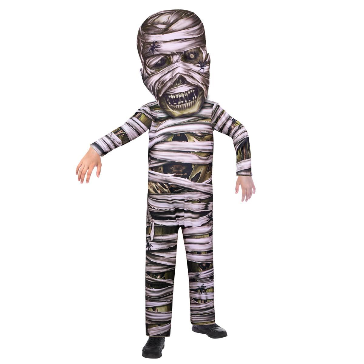 Zombie Mummy Fancy Dress Costume for Children sizes 6-10yrs by Amscan 9907135 / 9907136 available here at Karnival Costumes online party shop