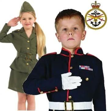 Army fancy dress costumes for boys and girls. Great selection available here at Karnival Costumes online party shop