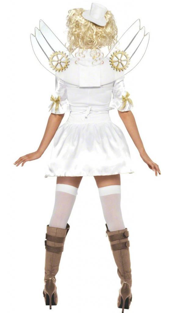 Steam Punk Victorian Clockwork Angel Costume - Adult Costumes - Rear View