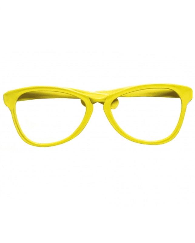 Jumbo Glasses without Lenses in Yellow