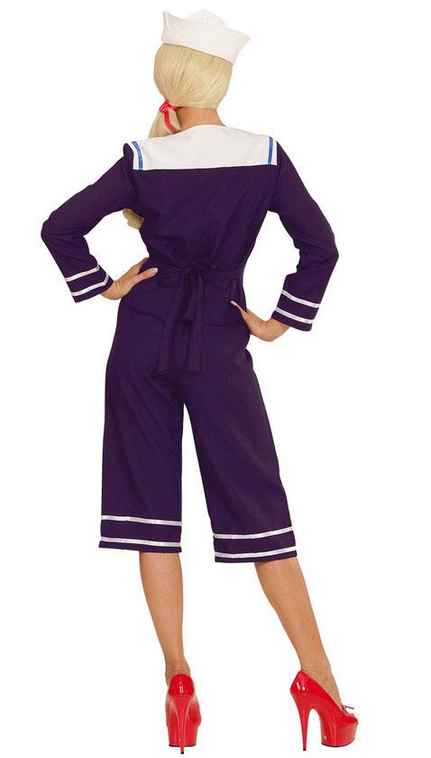 Ladies Pin Up Sailor Costume by Widmann 0034 available here at Karnival Costumes online party shop