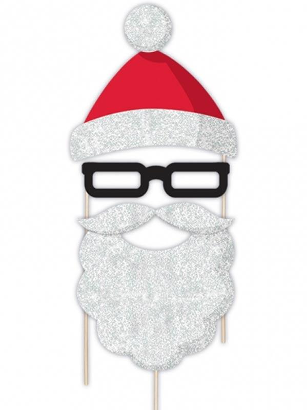 Christmas Photo Booth Kit Santa Claus elements by Amscan 395012 from Karnival Costumes