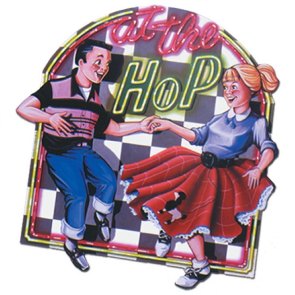 50's Hop from our selection of 4 Fabulous 50's Cutouts Party Decorations by Beistle 55751 from Karnival Costumes online party shop