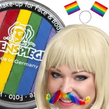Rainbow Pride Makeup and make-up effects all available here at Karnival Costumes online party shop