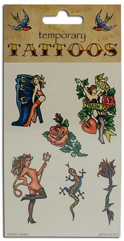 Temporary Tattoos - The Ladies