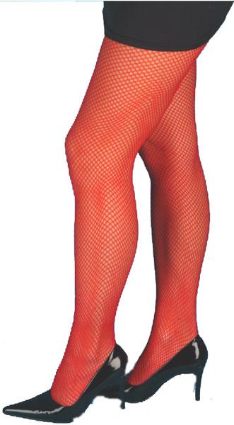 Red Fishnet Tights 42727 from Karnival Costumes