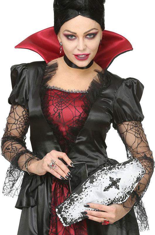Coffin Handbag by Widmann 07806 available here at Karnival Costumes online party shop