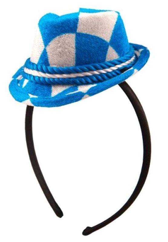 Mini Oktoberfest Trilby on Headband by Folat 61472 available at Karnival Costumes
