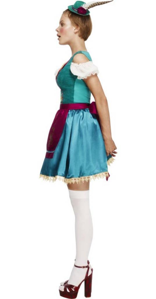 Deluxe Oktoberfest Drindl for Women 43473 in sizes small, medium and large from Karnival Costumes