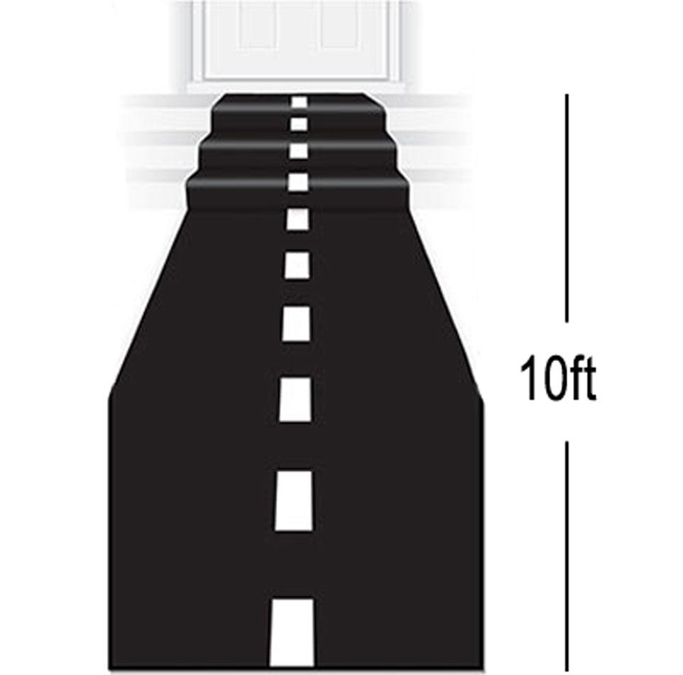 Racetrack Carpet Runner - 24" wide x 10ft long by Beistle 57855 available here at Karnival Costumes online party shop