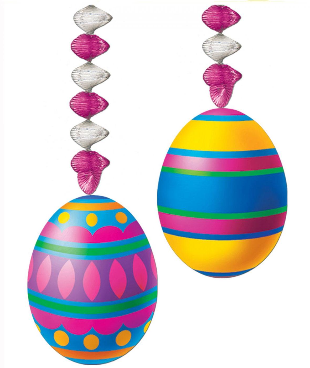 Easter Egg Danglers (pack 2) by Beistle 40780 available in the UK here at Karnival Costumes online party shop