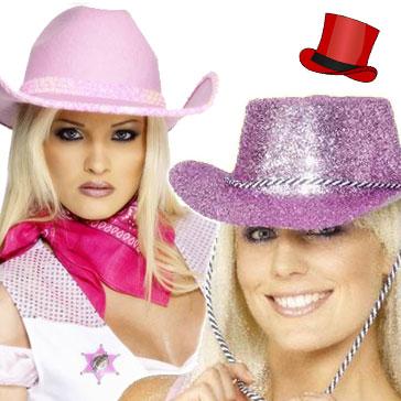 Clubland cowboy hats ideal for hen nights and girls night out availabl ehere at Karnival Costumes online party shop