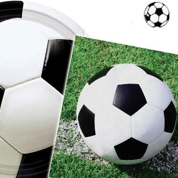 Football party tableware available here at Karnival Costumes online party shop