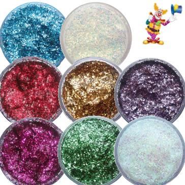 Snazaroo Glitter Gels and Dust in a range of colours and mixes available here at Karnival Costumes online party shop