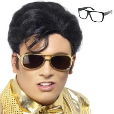 Costume accessory glasses for Elvis Presley both licensed and inspired by all available here at Karnival Costumes online party shop