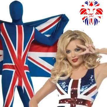 Great Britain and Union Jack Fancy Dress Costumes for Adults. Great selection available here at Karnival Costumes online party shop