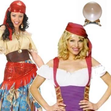 Fortune Teller and Palmistry fancy dress costumes for ladies. Good selection available here at Karnival Costumes online party shop