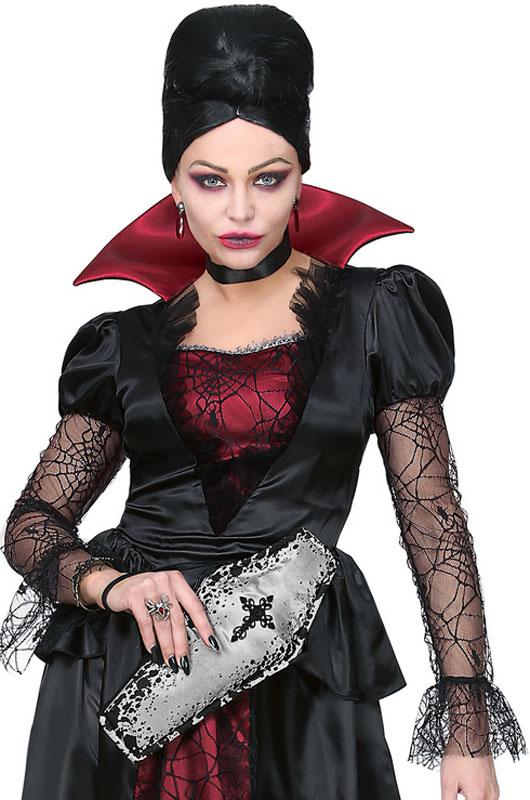 Lady's Coffin handbag clutch bag by Widmann 07806 available here at Karnival Costumes online party shop