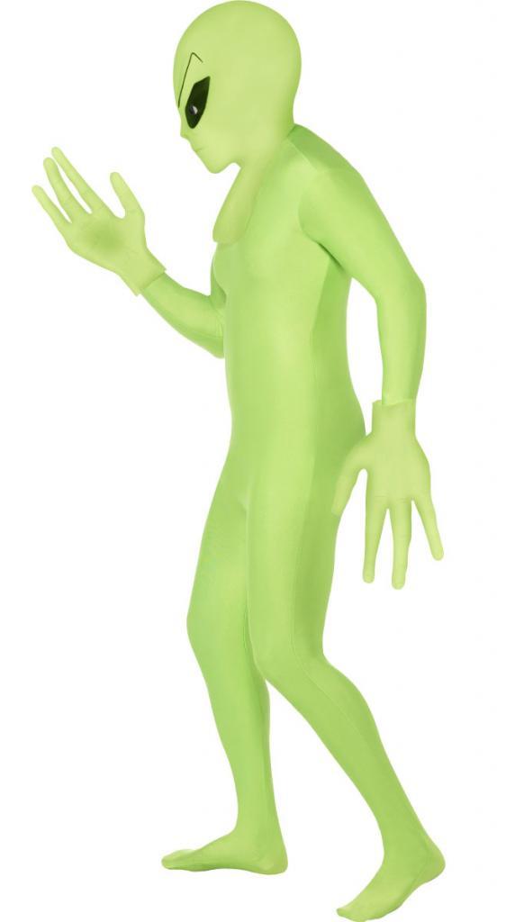 Alien Second Skin Costume, side view. available at Karnival Costumes