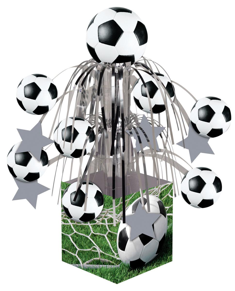 Football Party Cascade Centrepiece by Creative Converting 267966 and available in the UK here at Karnival Costumes online partry shop