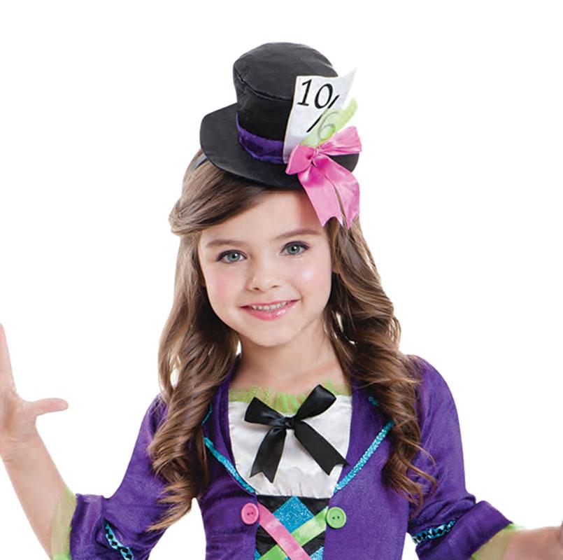 Girl's Bad Hatter Fancy Dress Costume by Amscan 9903193 available here at Karnival Costumes online party shop