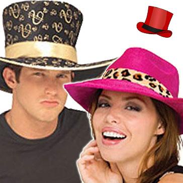 Hot City Night character costume hats available here at Karnival Costumes online party shop