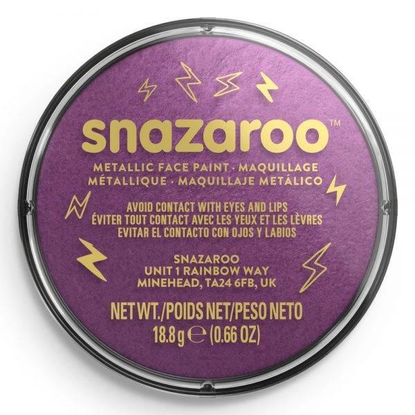 Electric Purple face and body paint by Snazaroo 1118881 available here at Karnival Costumes online party shop
