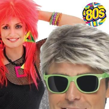 Eighties costume accessories for men and women all available here at Karnival Costumes online party shop