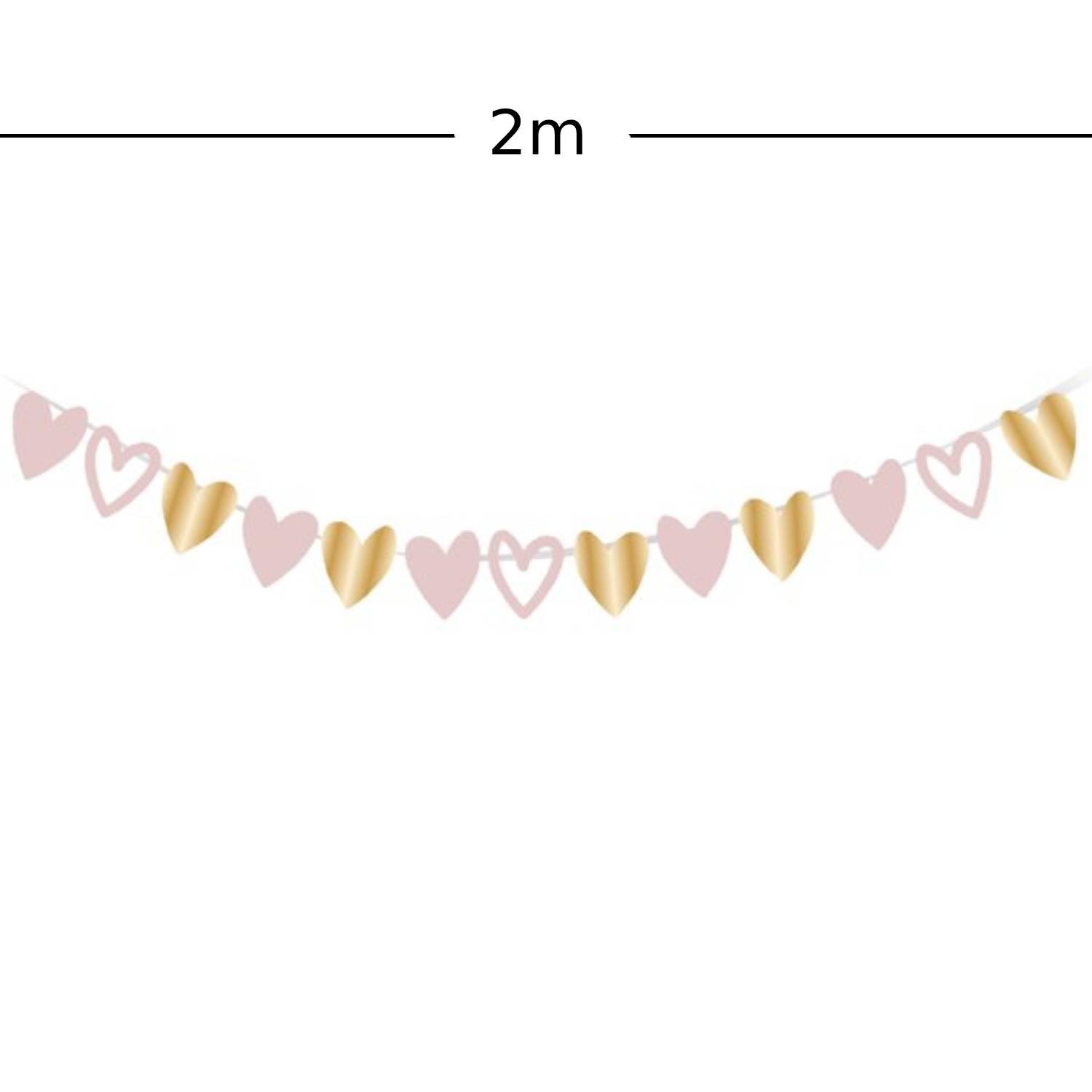 2m wide Open Hearts String Bunting by Amscan 9908643 available here at Karnival Costumes online party shop