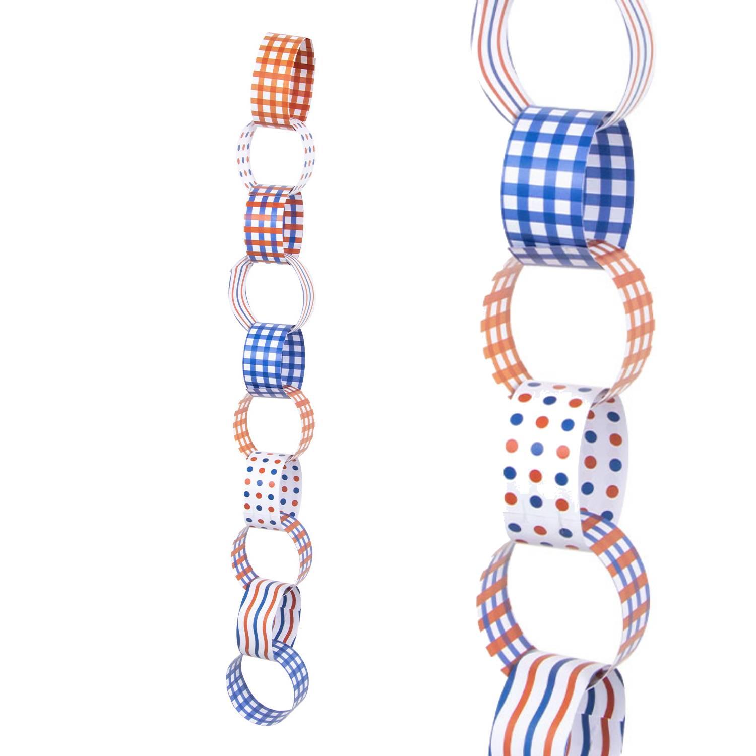 Great Britain Paper Chain Decorations 60pcs by Amscan 9913021 available here at Karnival Costumes online party shop