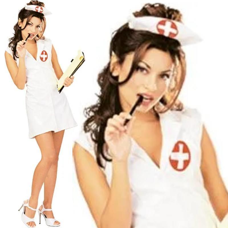Adult Naughty Nurse Costume from the Secret Wishes range by Rubies 15171 available here at Karnival Costumes online party shop
