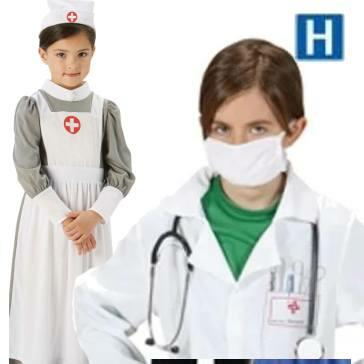 Hospital doctor and nurse fancy dress costumes for children. Great selection from our Emergency Services range all available here at Karnival Costumes online party shop